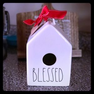 Rae Dunn BLESSED birdhouse